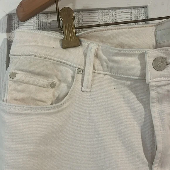 Mother The Twister Skimp Wash: Cream Puffs 228$ size 32 l mother jeans flare - Picture 6 of 12